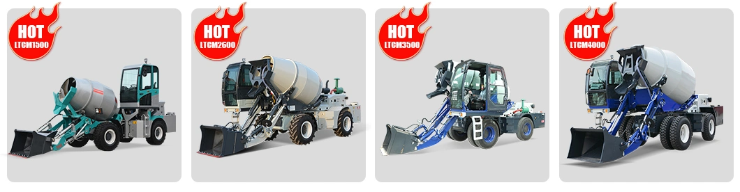 Wholesale Mini Concrete Mixer Trucks Manufacturer Mobile Self Loading Concrete Mixer Price