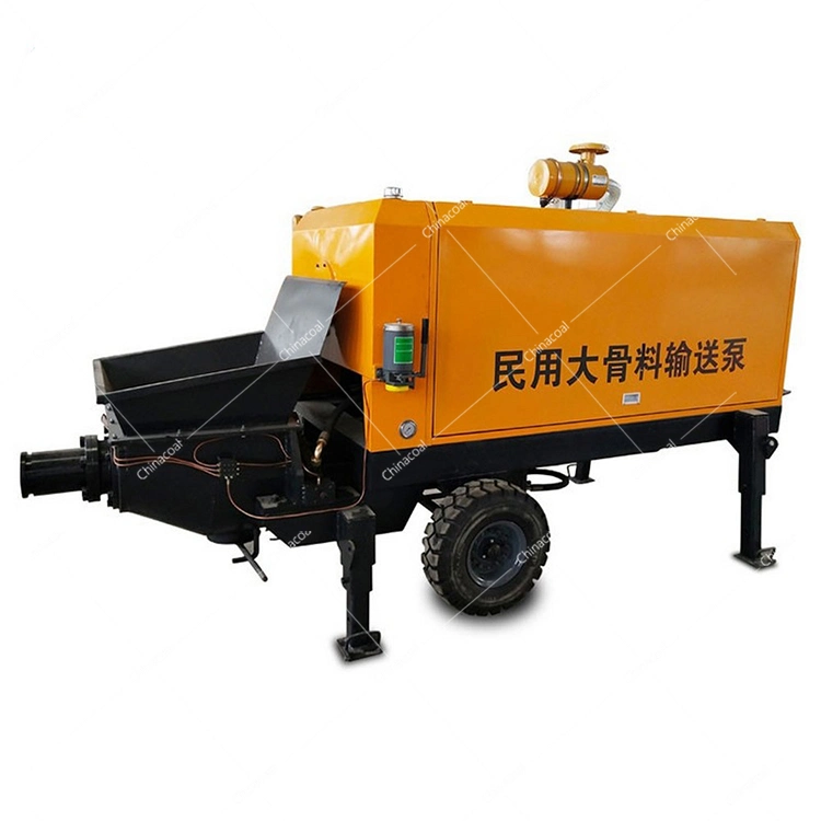 Concrete Trailer Pump Small Mini Concrete Pump Machine