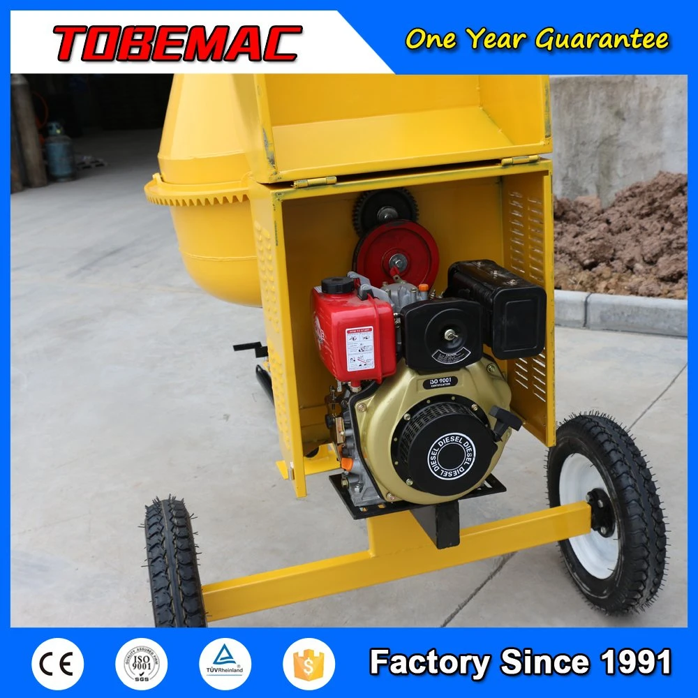 High Quality Cm350-4A Tilting Drum Concrete Mixer for Factory Price