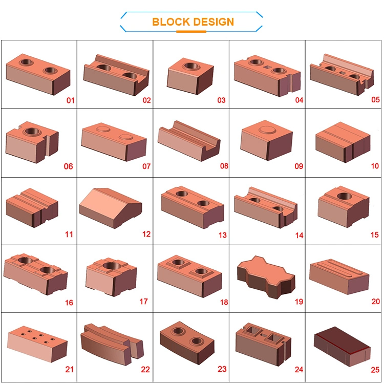 Ecological Hydraulic Manual Diesel Soil Clay Earth Interlocking Brick Block Making Machine