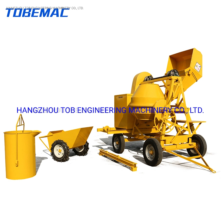 Wire Rope Lift Diesel Power Concrete Mixer, Lebanon Model