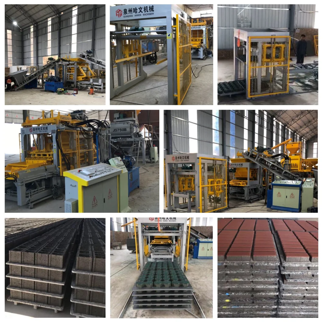 German Technology Full Automatic Construction Machinery Concrete Block Brick Paver Making Machine