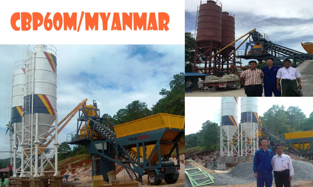 Stationary Concrete Batching Plant Capacity 25cbm/Hour Concrete Mixing Plant