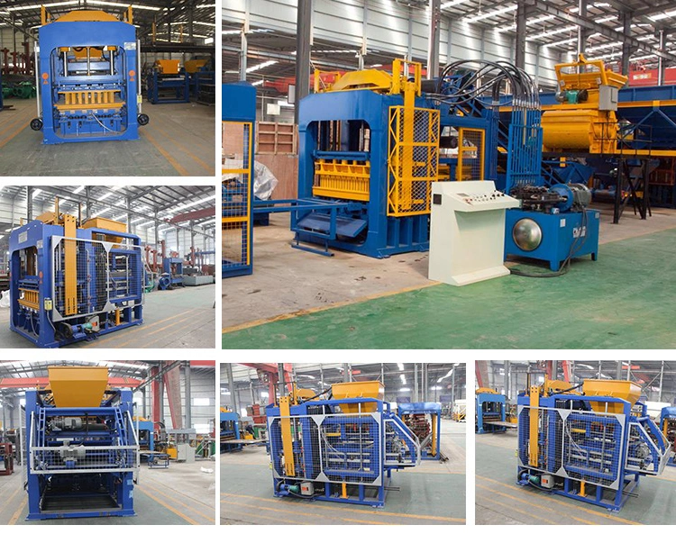 Qt10-15 Duyue Automatic Electric Hydraulic Pressure Cement Concrete Hollow Block Making Machine Brick Making Machine