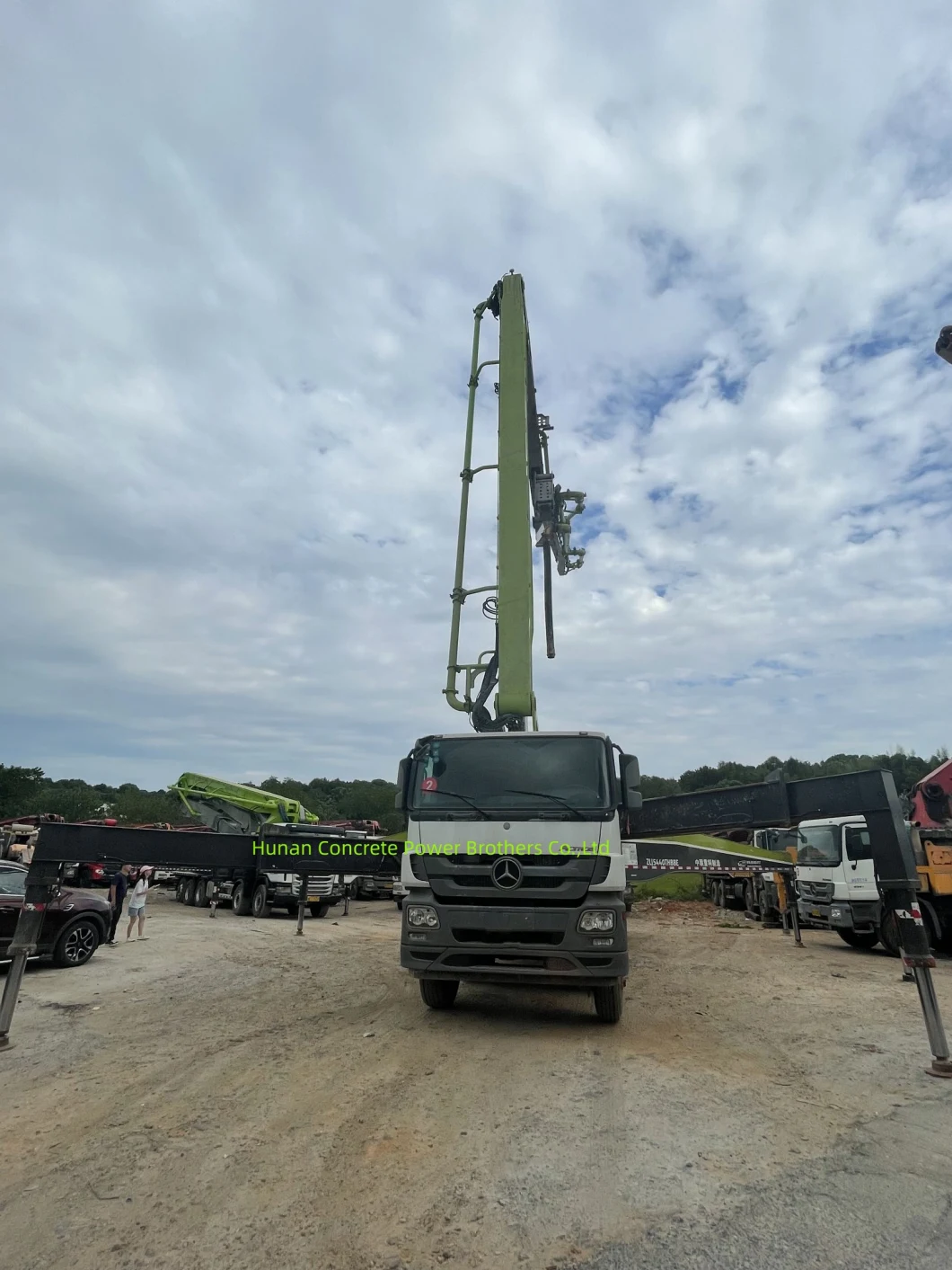 2018 Zoomlion 56 Meter Concrete Pump Truck Facotry Direct Delivery